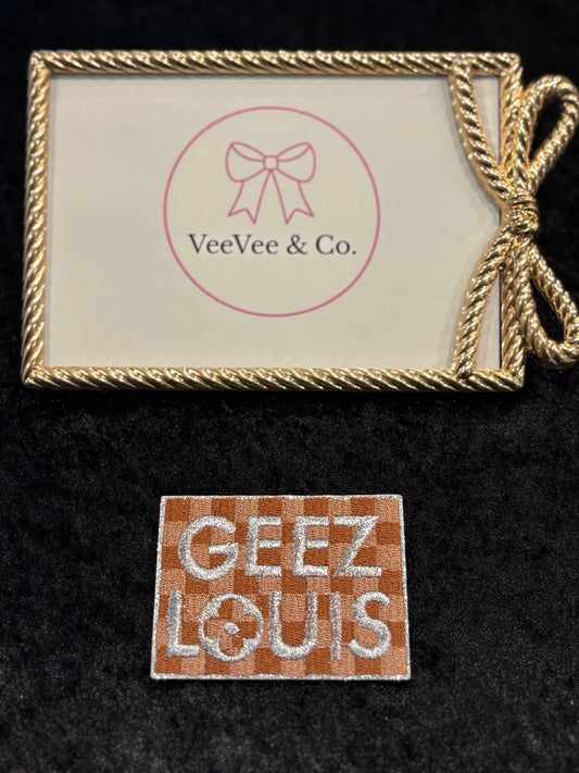 Trendy Checkered Iron-On Patch
