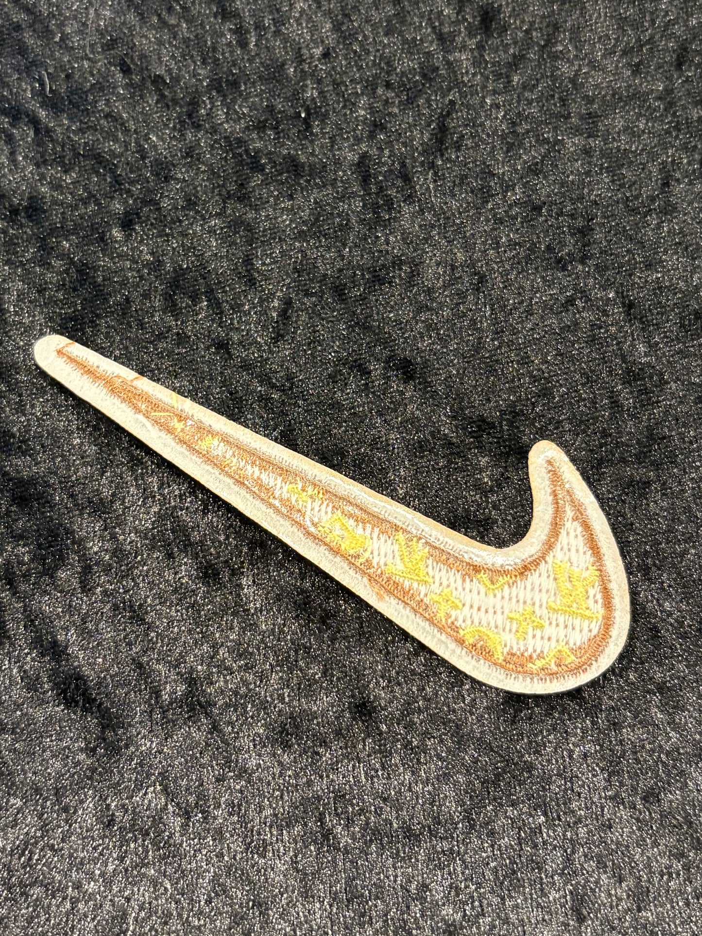 Chic Monogram Swoosh Iron-On Patch Set