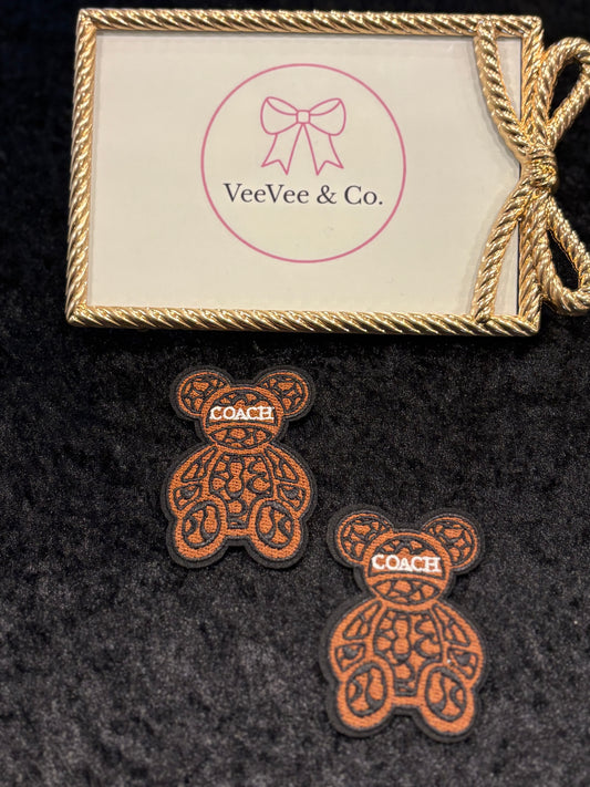 Teddy Luxe Bear Iron-On Patch Set