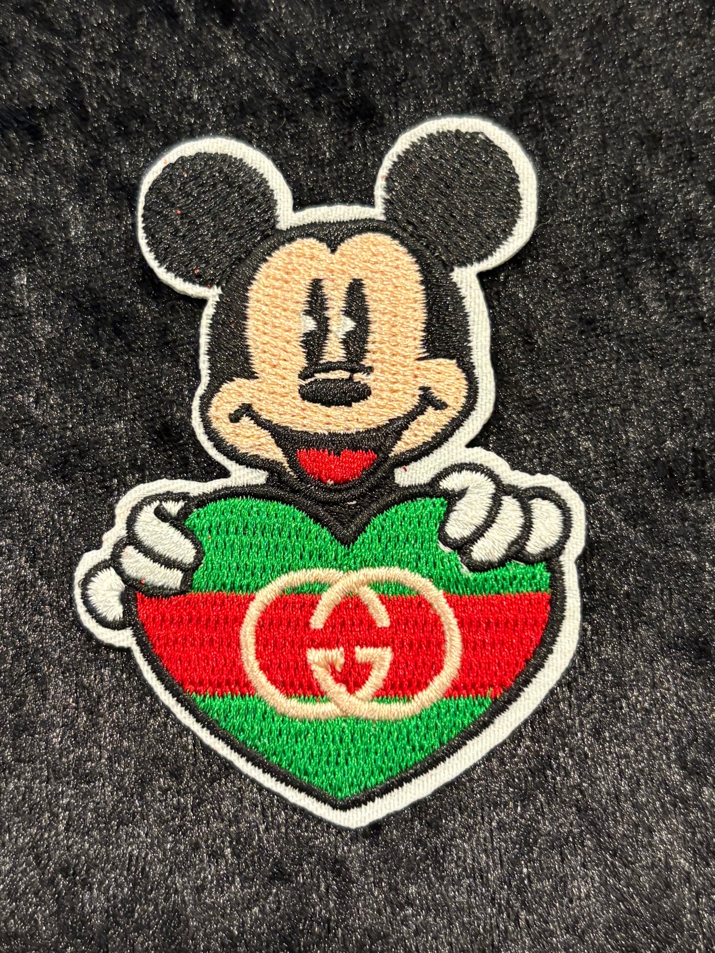 Luxe Monogram Mickey Iron-On Patch Set