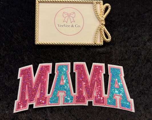 Shimmer Mama Vibes Iron-On Patch