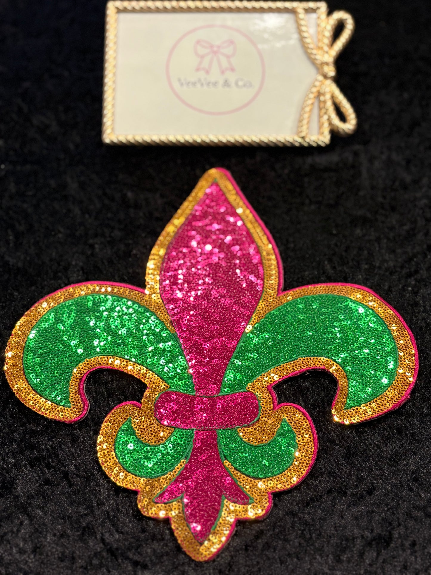 Bourbon Street Spark Fleur Iron-On Patch