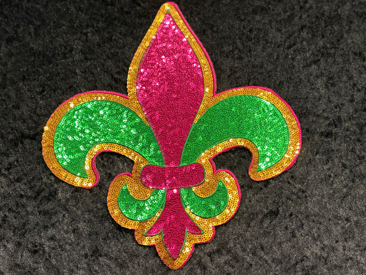 Bourbon Street Spark Fleur Iron-On Patch