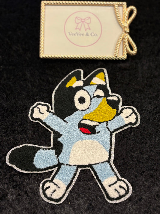 Happy Days Blue Pup Iron-On Patch