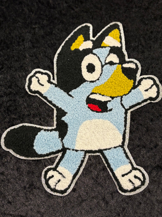 Happy Days Blue Pup Iron-On Patch
