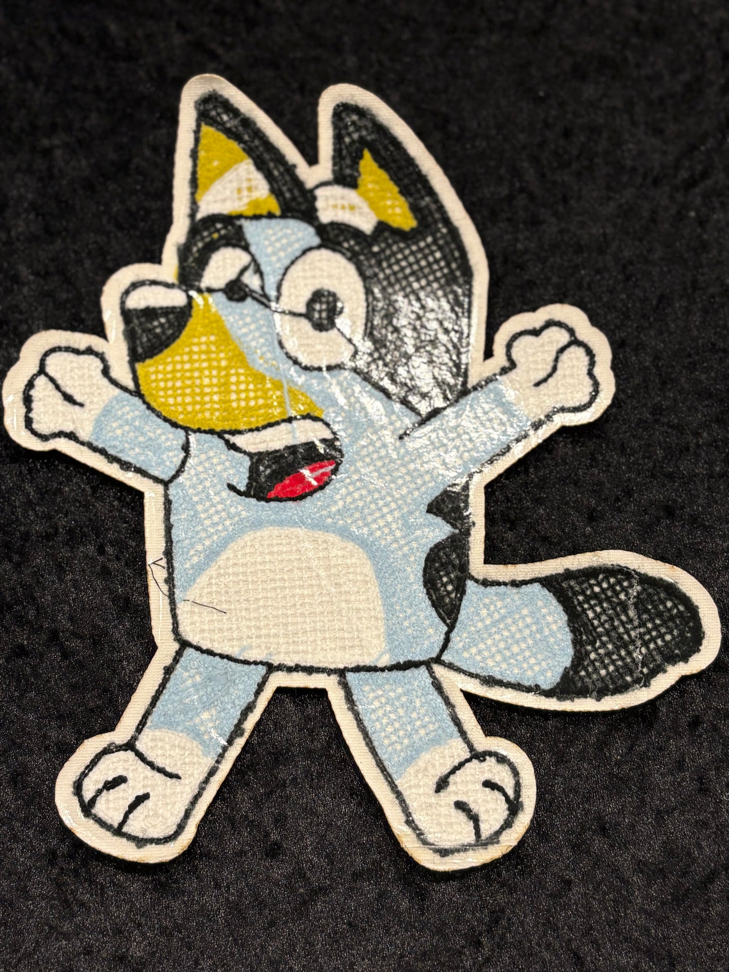 Happy Days Blue Pup Iron-On Patch
