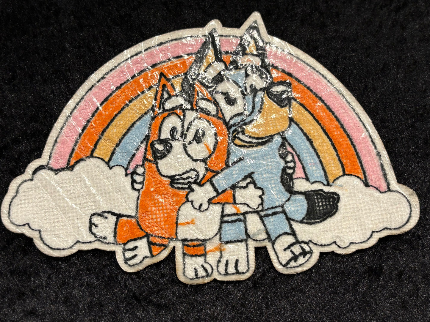 Family Fun Rainbow Iron-On Patch