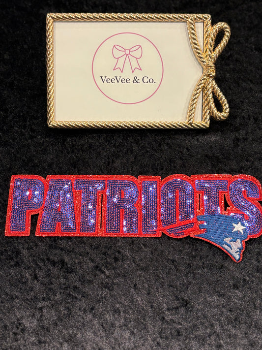 Stadium Shine Patriots Iron-On Patch