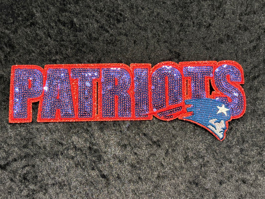 Stadium Shine Patriots Iron-On Patch