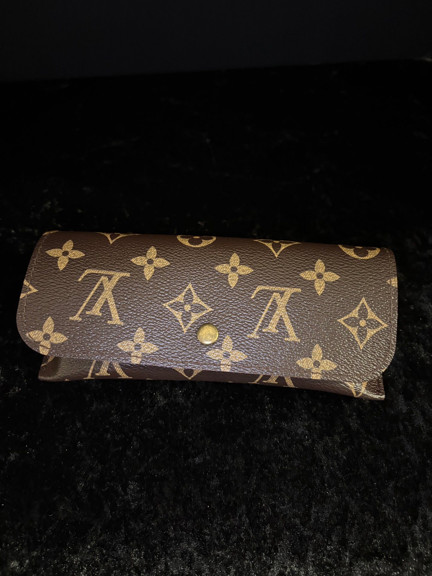 Monogram Sunnies Pouch | Red Velvet Eyewear Case