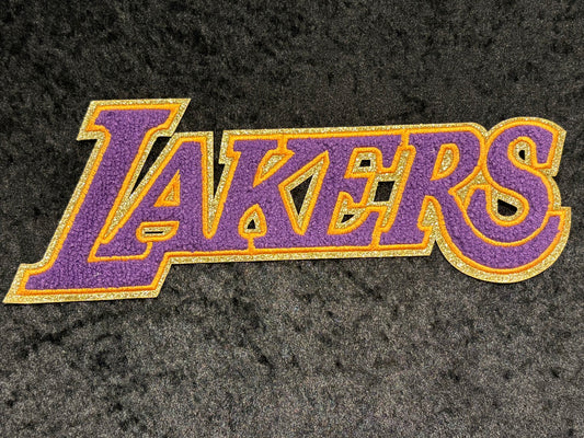 LA Glow Script Iron-On Patch