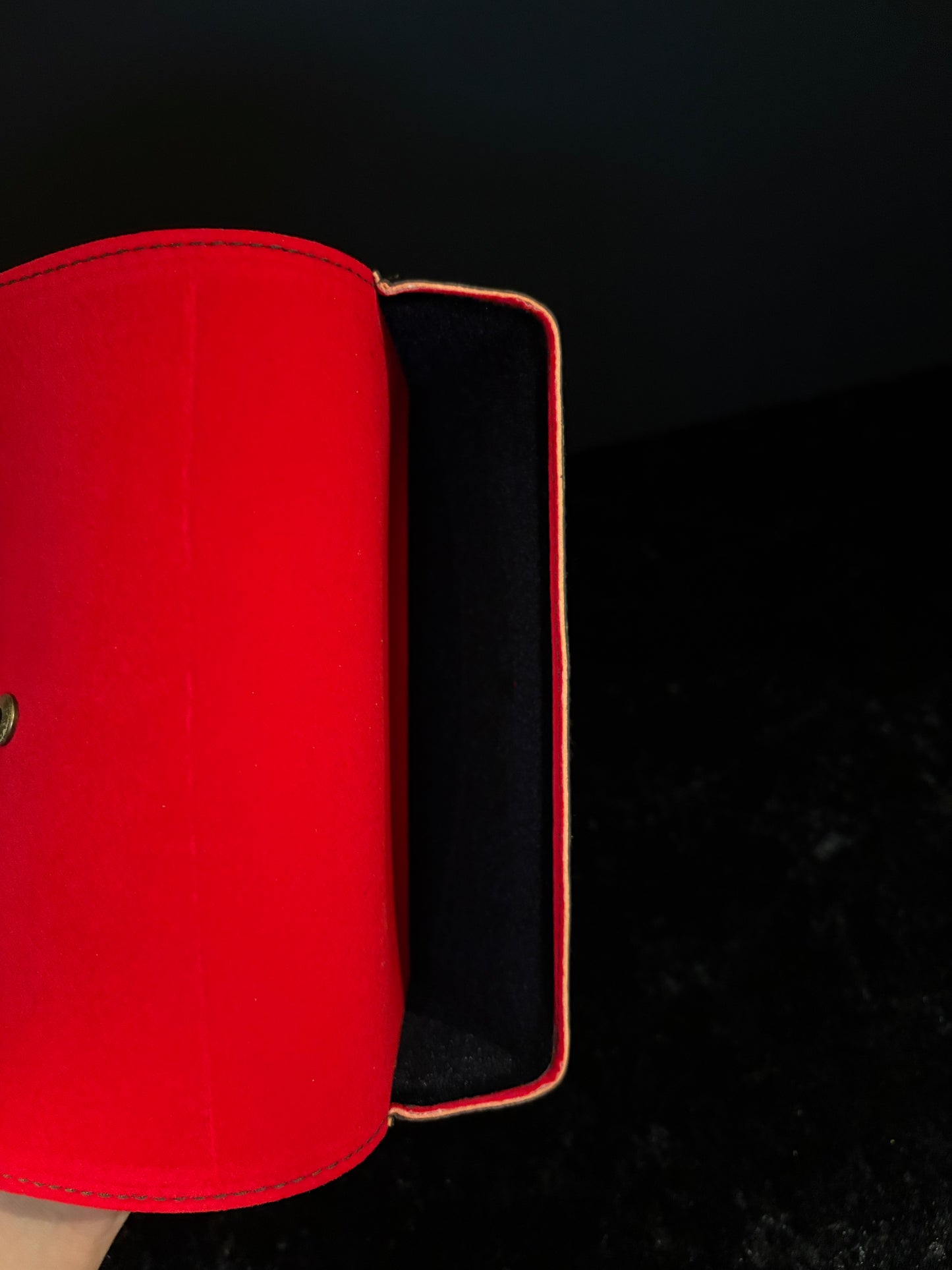 Monogram Sunnies Pouch | Red Velvet Eyewear Case