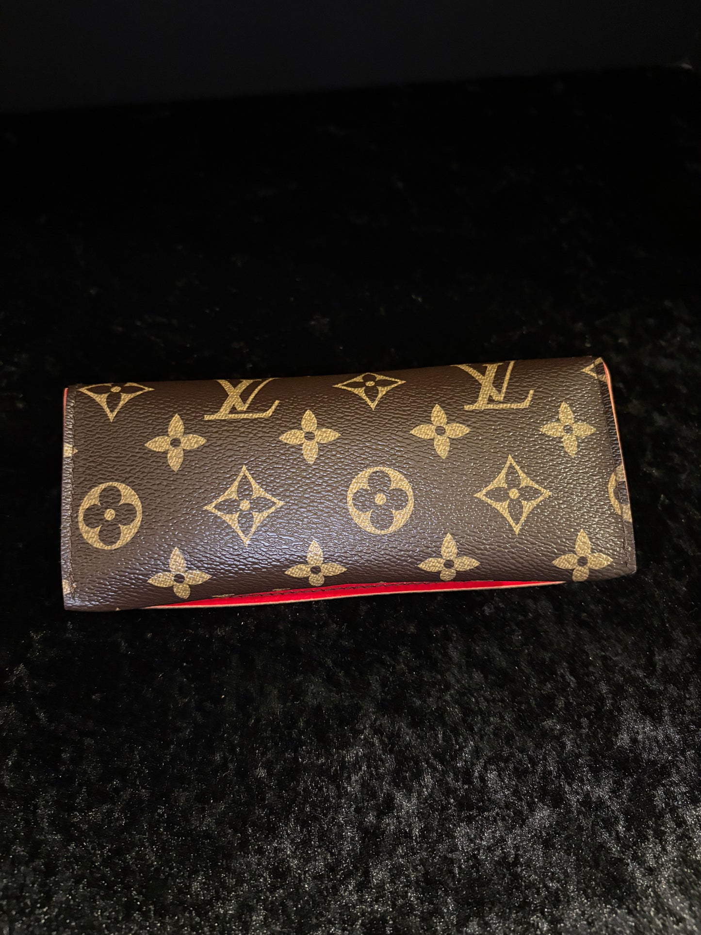 Monogram Sunnies Pouch | Red Velvet Eyewear Case