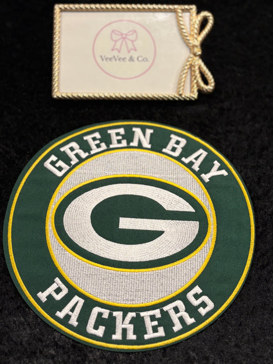 Cheesehead Pride Round Iron-On Patch