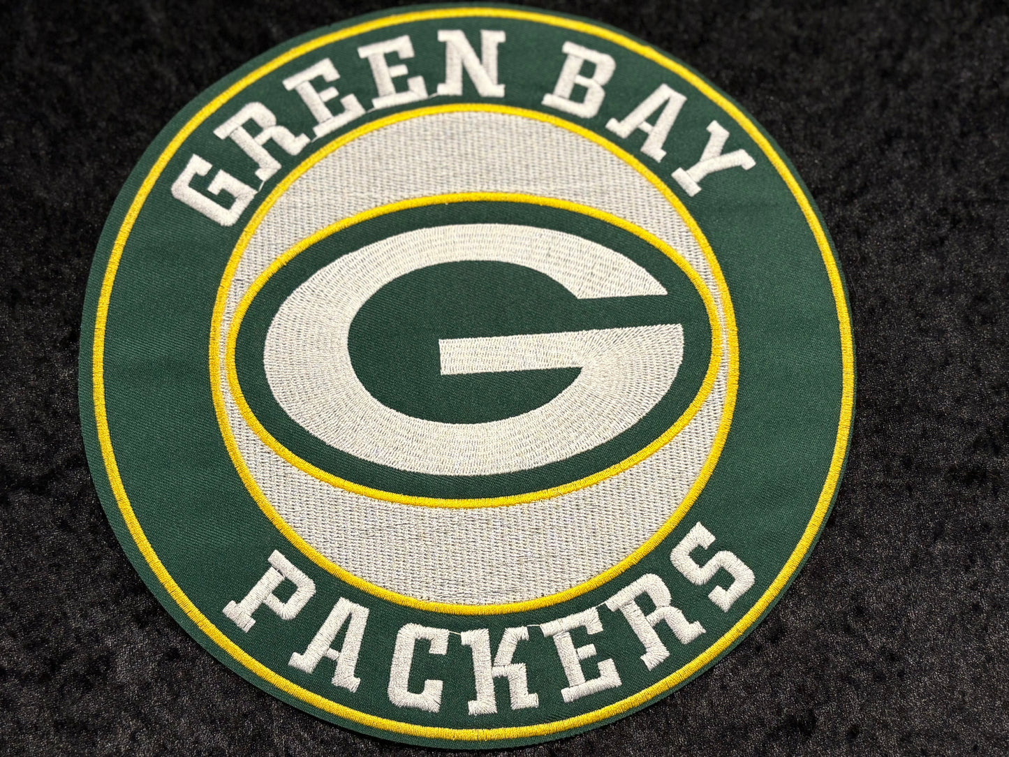 Cheesehead Pride Round Iron-On Patch