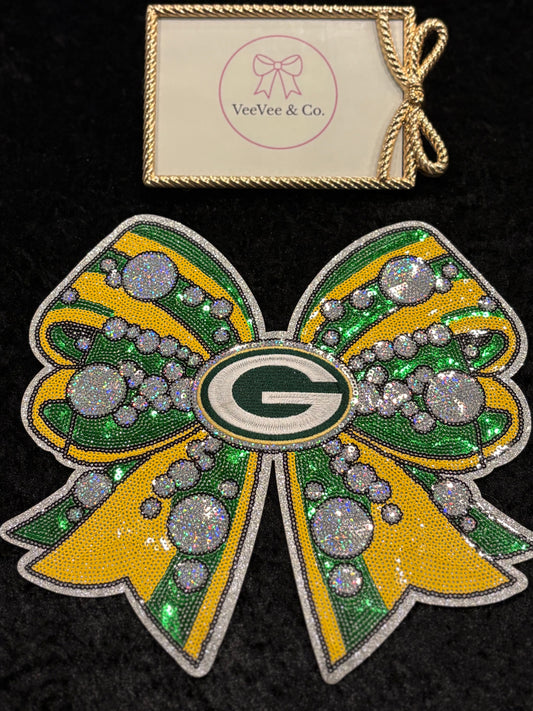 Packers Princess Bow Iron-On Patch