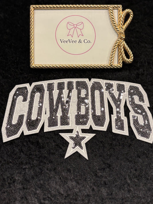 America’s Team Sparkle Iron-On Patch