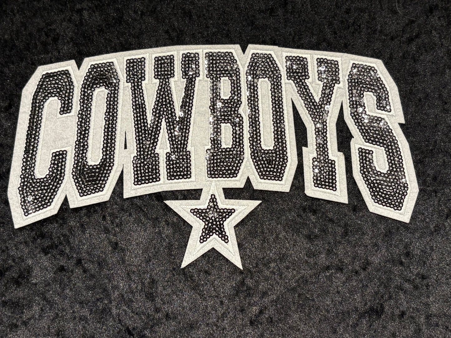 America’s Team Sparkle Iron-On Patch