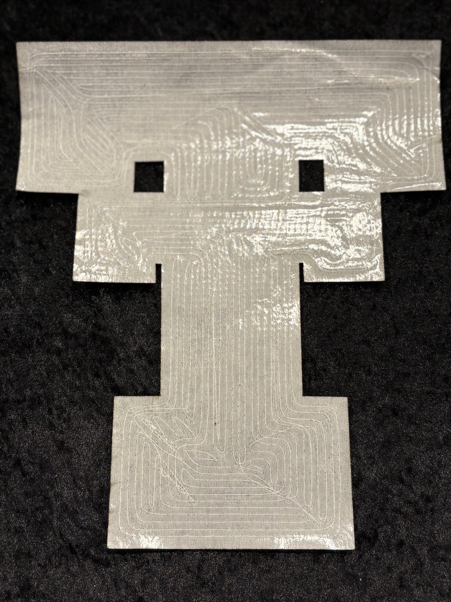 Red Raider Nation Glam Iron-On Patch