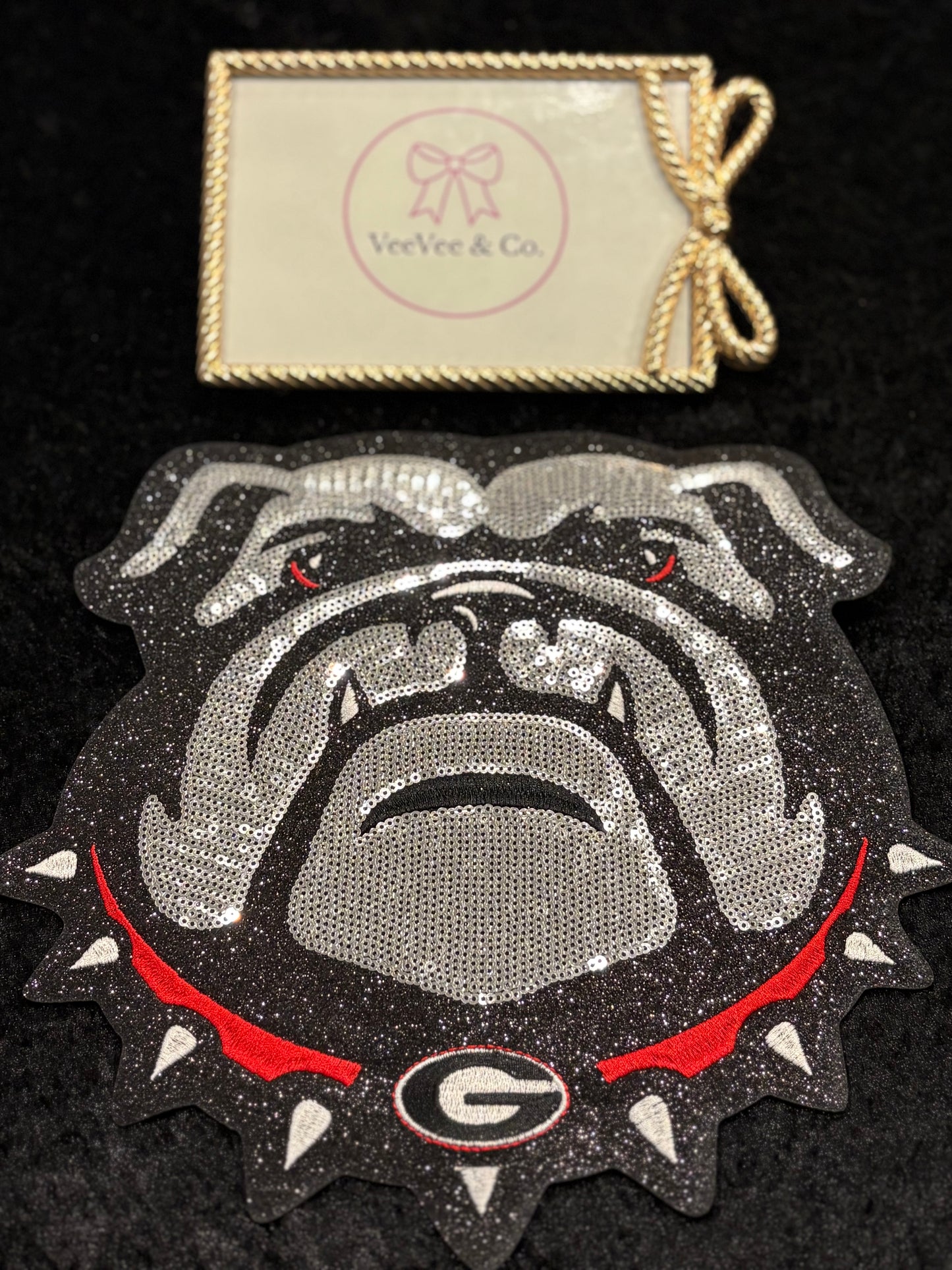 Dawg Nation Glam Iron-On Patch