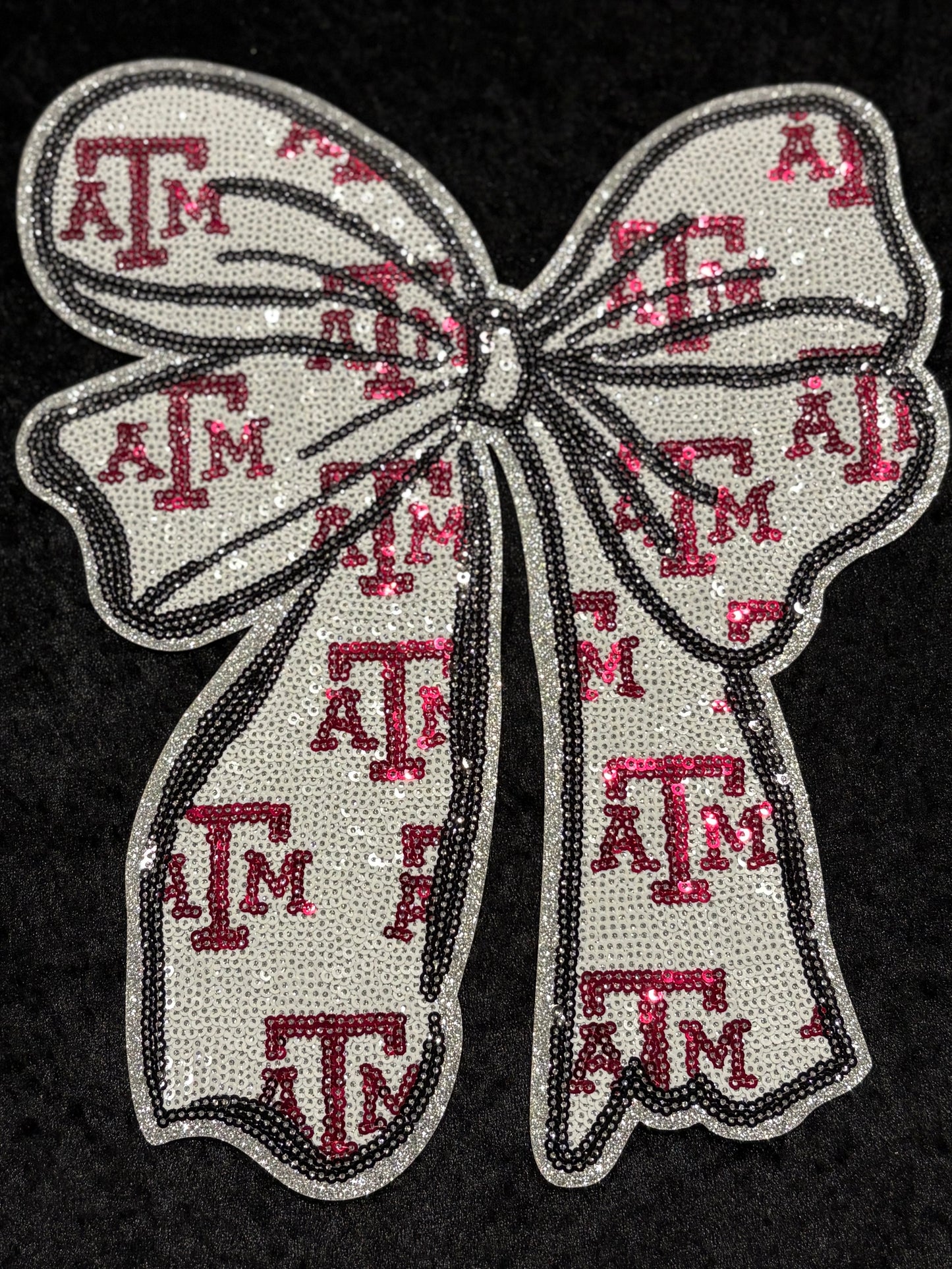 Aggieland Spark Bow Iron-On Patch