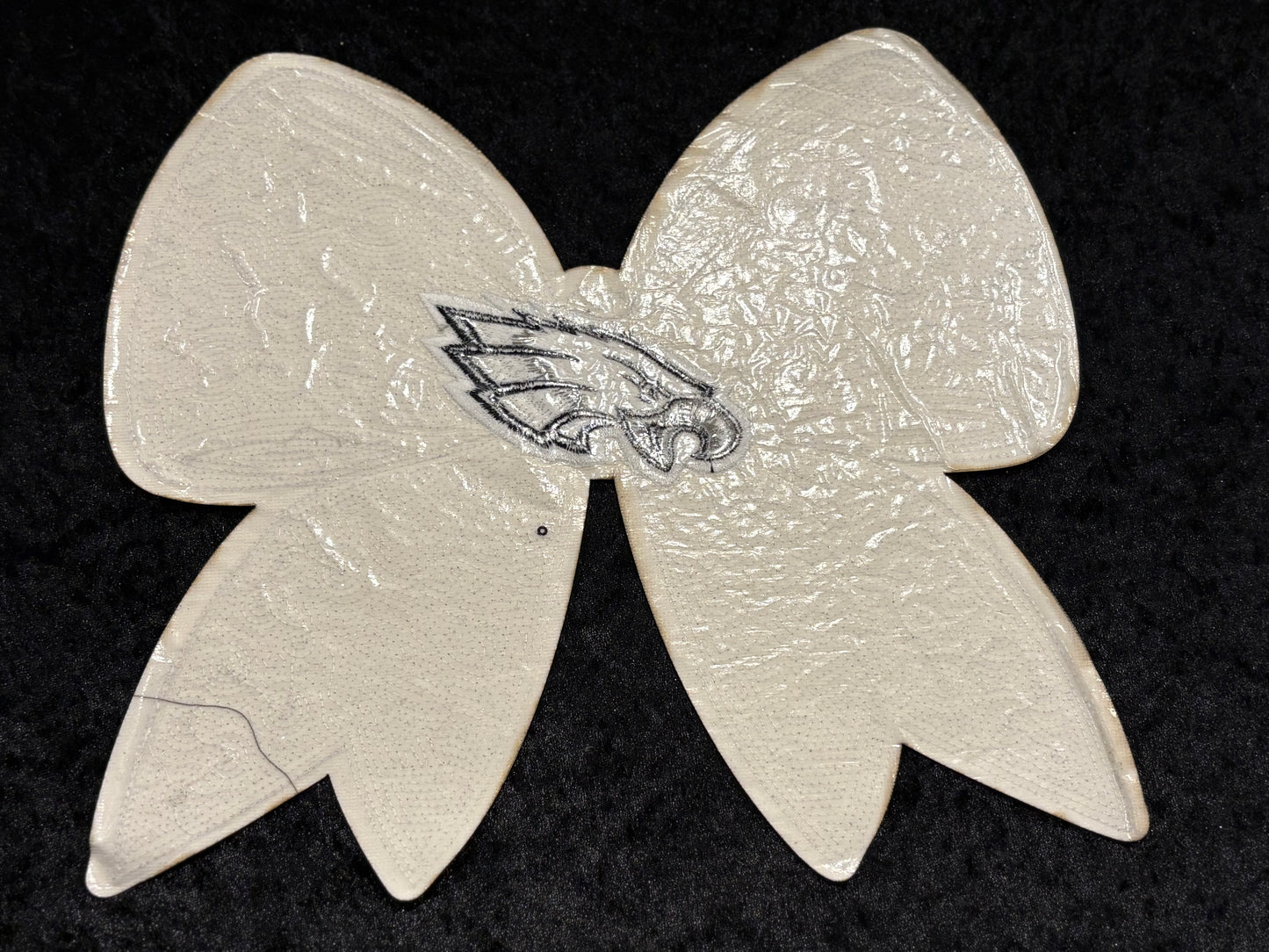 Philly Sparkle Bow Iron-On Patch