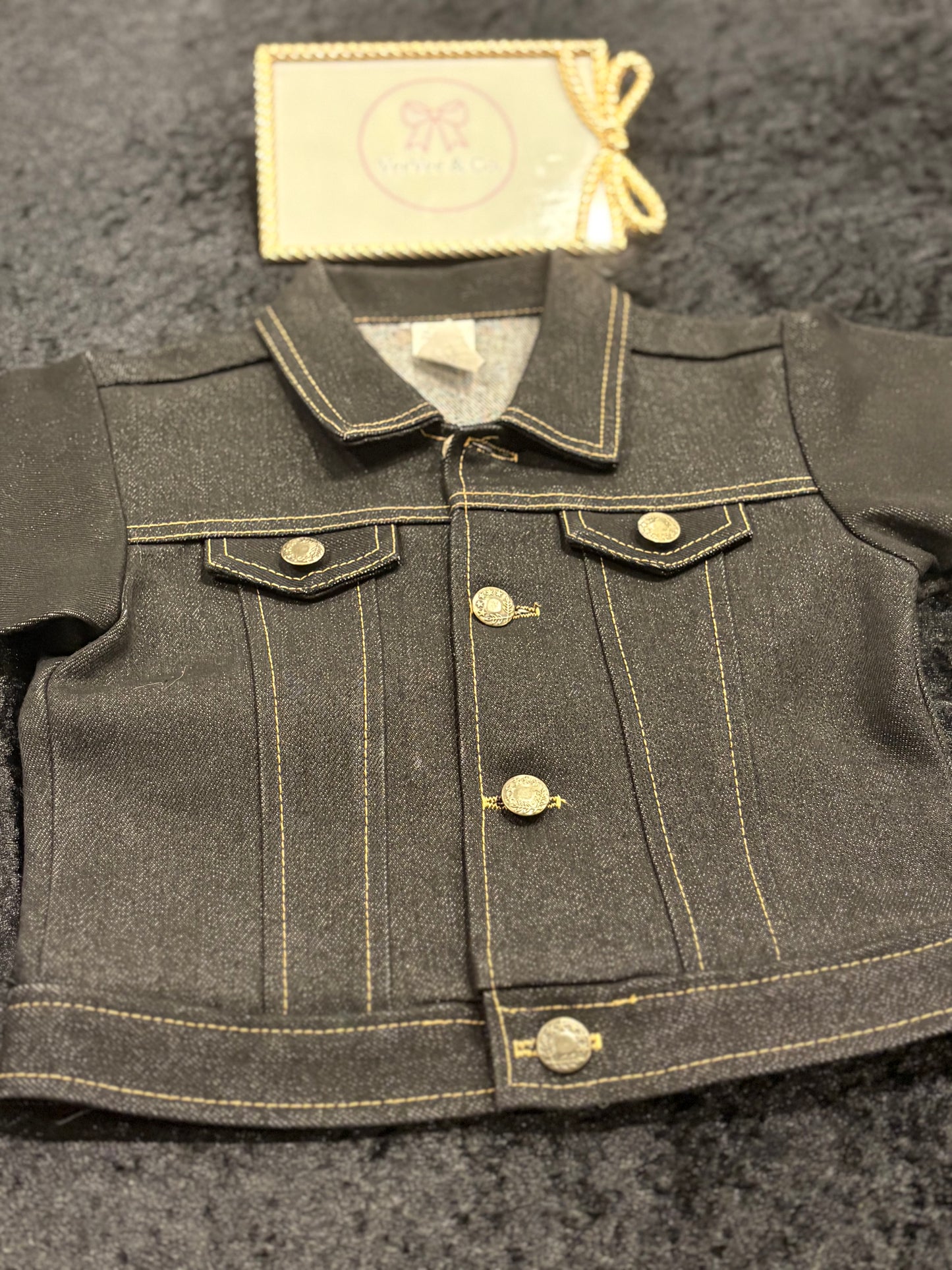 Lil Boss Baby Denim Jacket ~ SIZE 9-12M