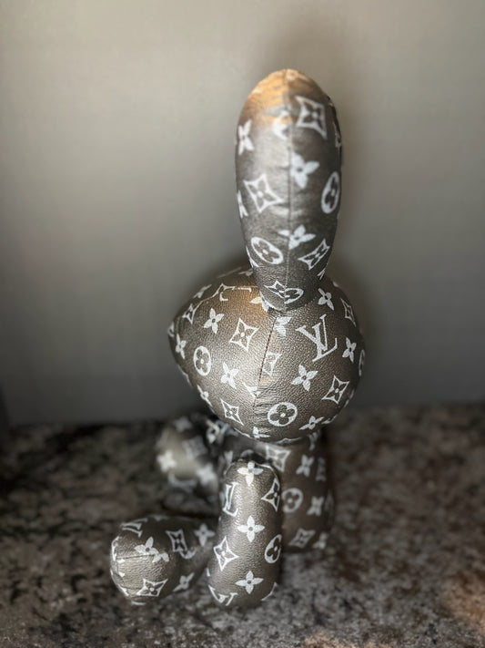 🖤🐰 Midnight Luxe Bunny Plush ✨ | Monogram Cuddle Cutie