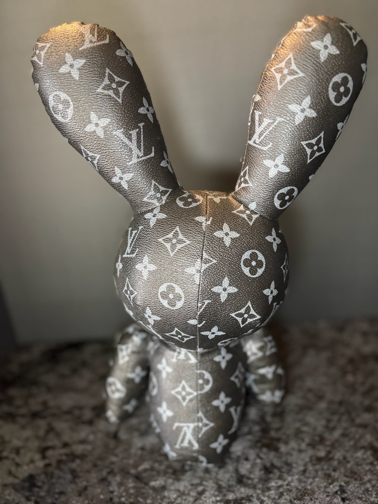 🖤🐰 Midnight Luxe Bunny Plush ✨ | Monogram Cuddle Cutie
