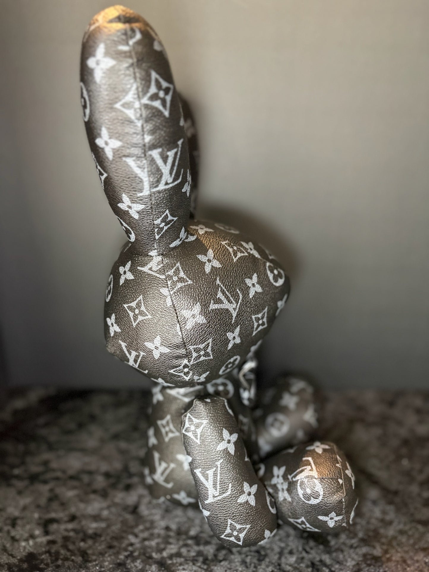 🖤🐰 Midnight Luxe Bunny Plush ✨ | Monogram Cuddle Cutie
