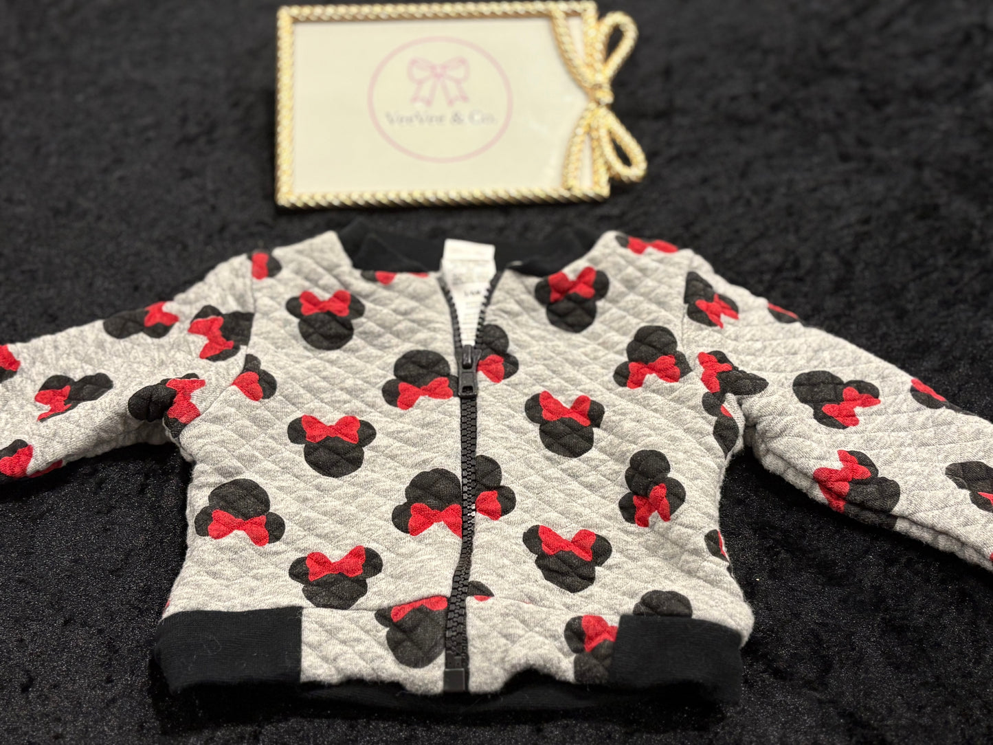 Minnie Magic Quilted Zip-Up ~ SIZE 3/6M