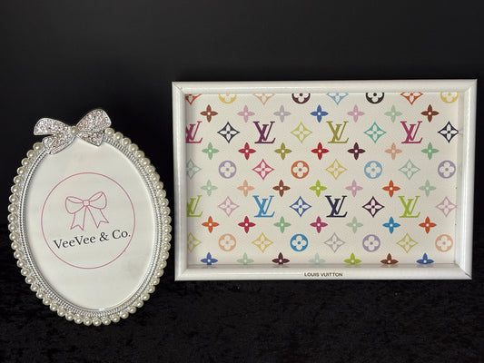✨🤍 Color Pop Monogram Tray | Chic Vanity & Home Accent