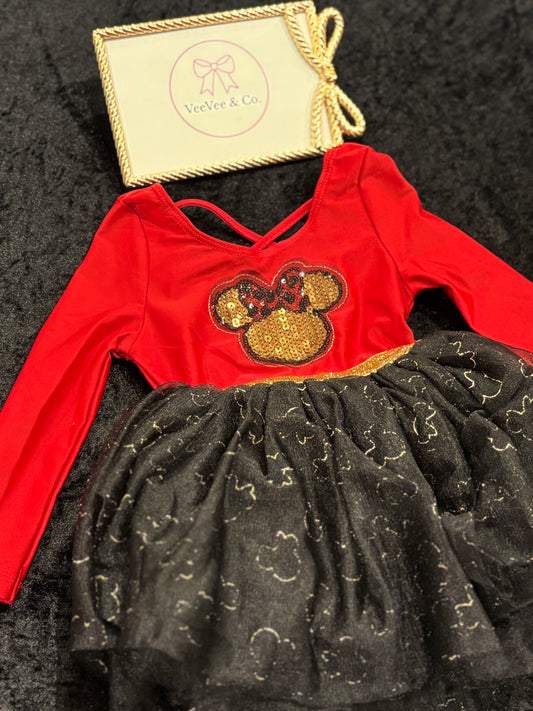 Golden Minnie Twirl Dress ~ SIZE 12M