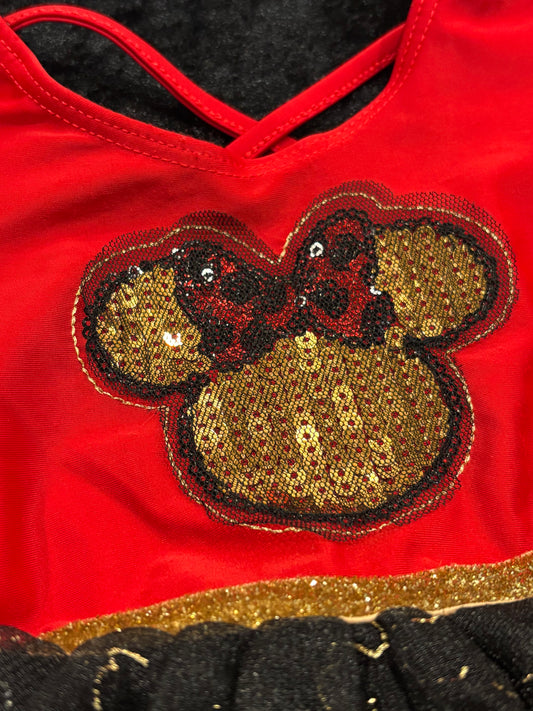 Golden Minnie Twirl Dress ~ SIZE 12M