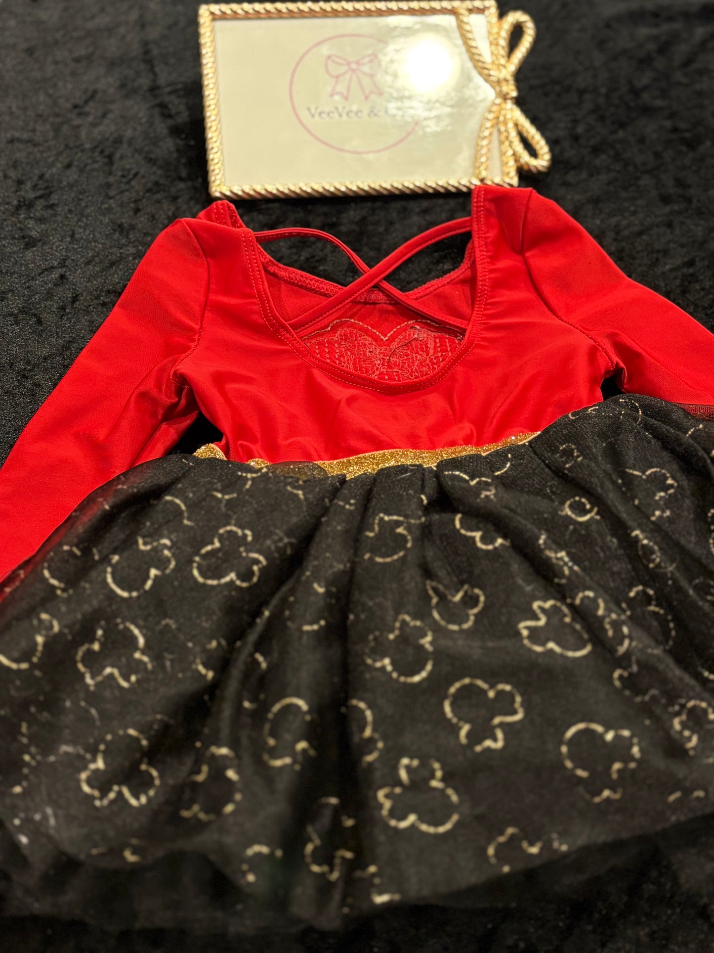 Golden Minnie Twirl Dress ~ SIZE 12M
