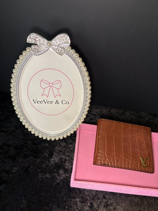 🤎✨ Clearance Luxe Wallet | Brown Alligator Style Bi-Fold Wallet