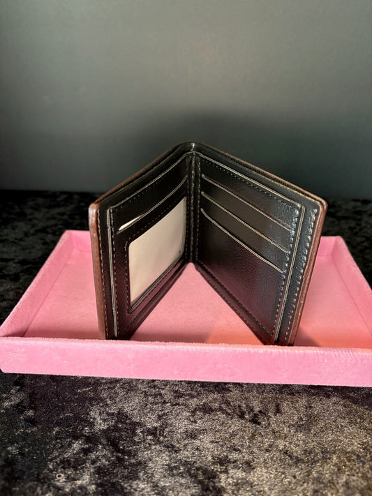 🤎✨ Clearance Luxe Wallet | Brown Alligator Style Bi-Fold Wallet