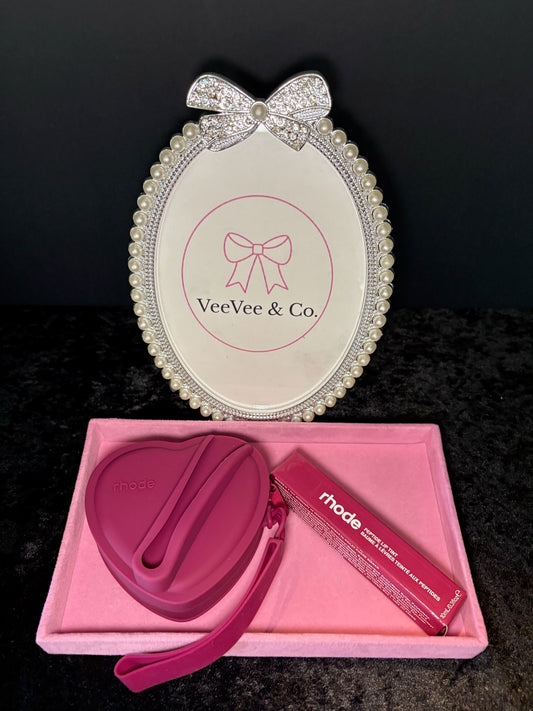 💗✨ Jelly Heart Beauty Duo | Lip Tint + Cosmetic Pouch Set 💕