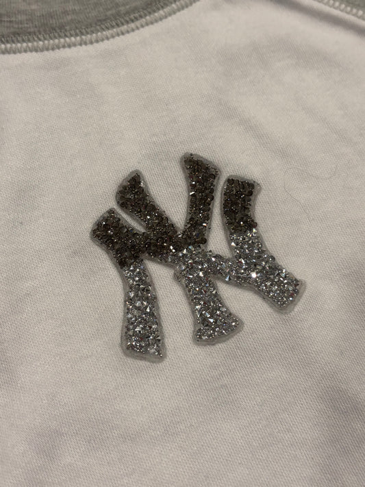 Little Pinstripe Sparkle Tee ~ SIZE 2T