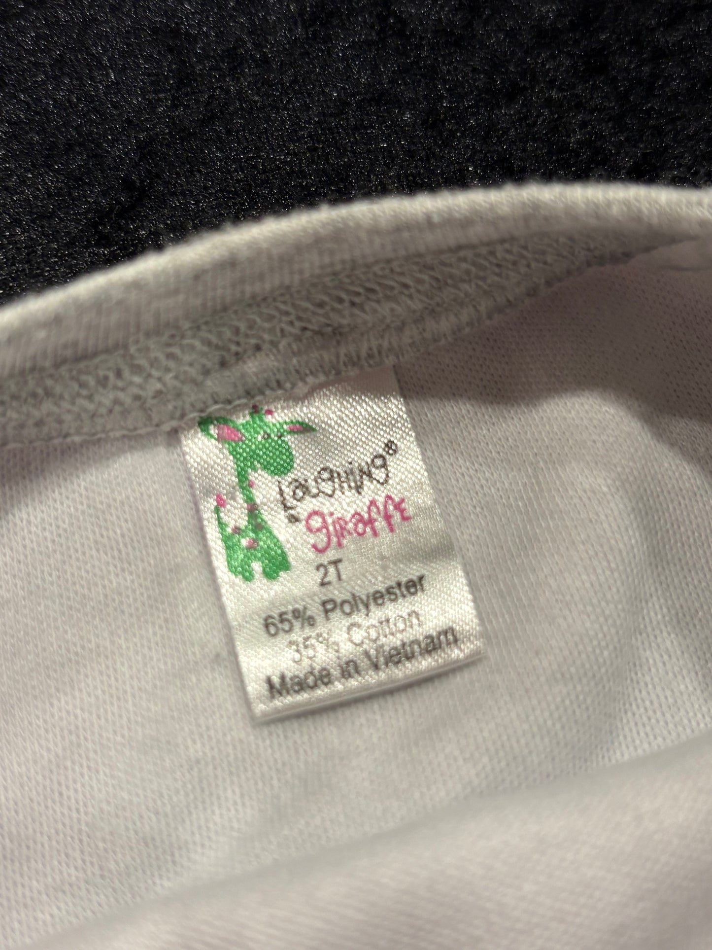 Little Pinstripe Sparkle Tee ~ SIZE 2T
