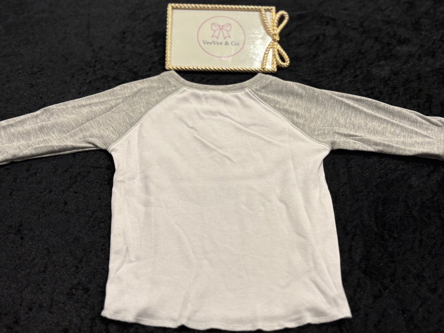 Little Pinstripe Sparkle Tee ~ SIZE 2T