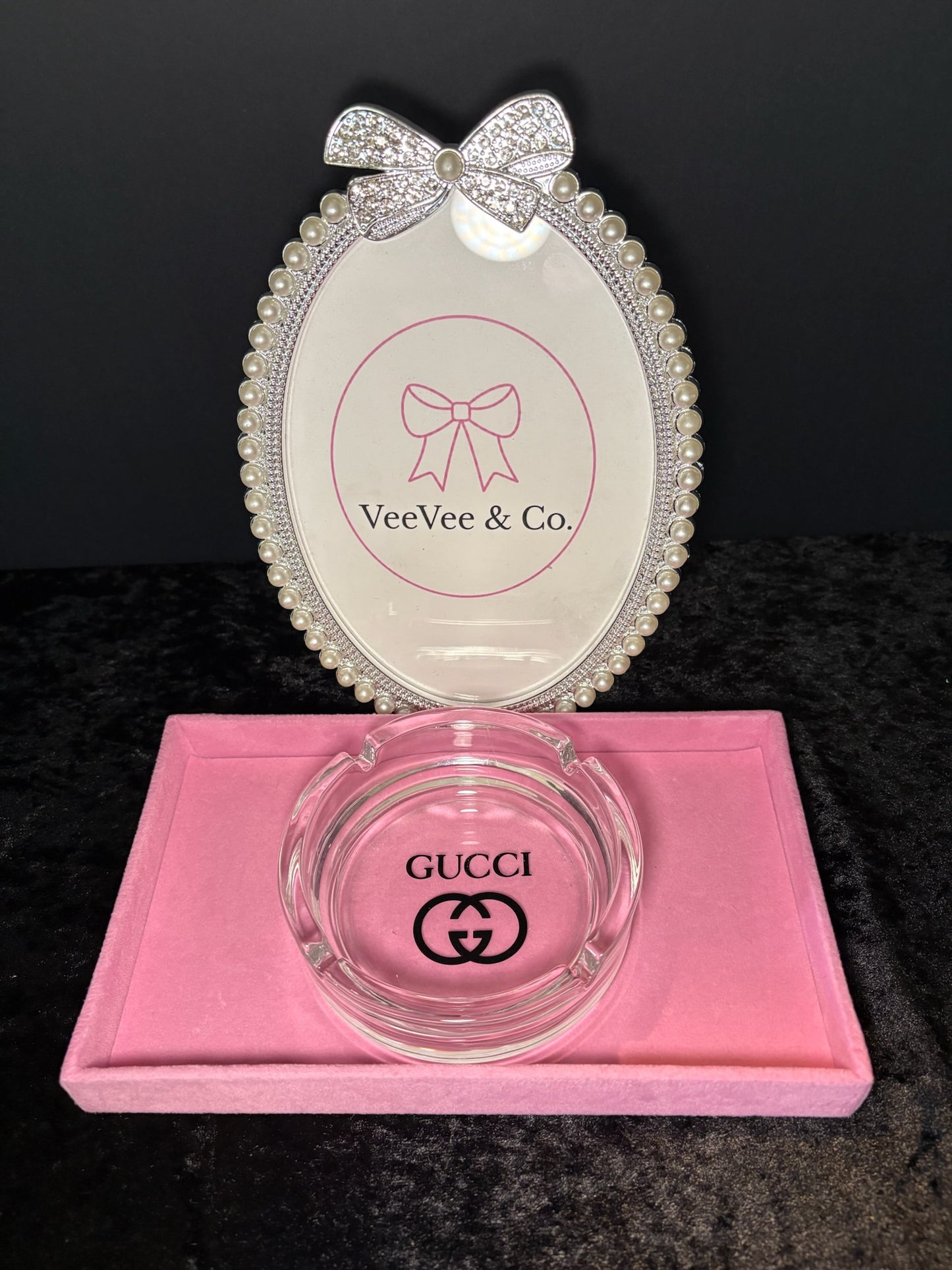 ✨🖤 Crystal Clear Ashtray | Luxe Home Detail