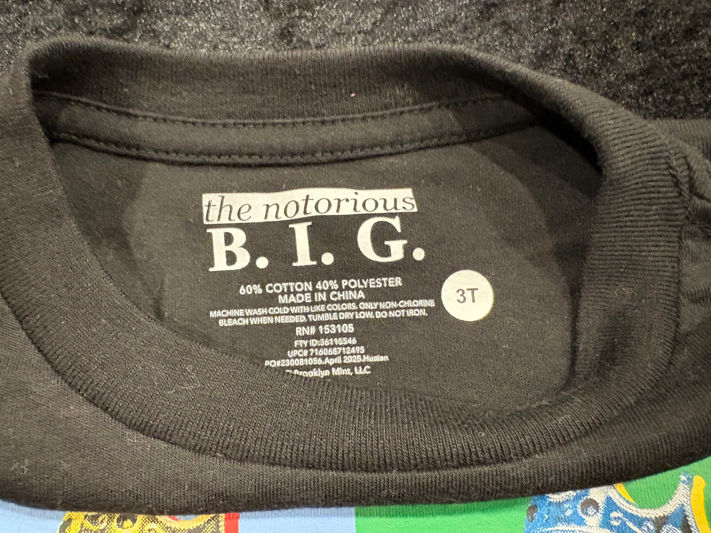 Tiny Biggie Vibes Tee ~ SIZE 3T