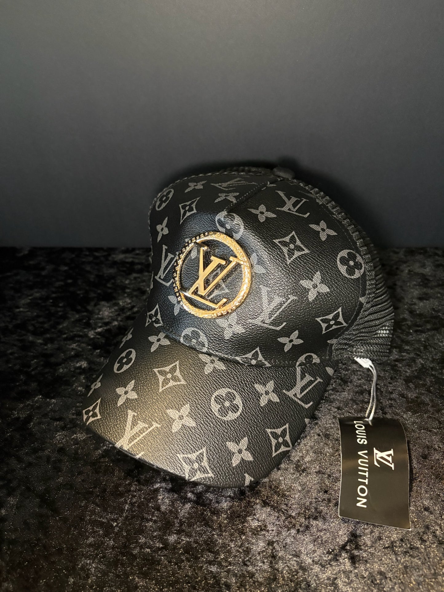 🖤✨ Black Checkered Luxe Set | Purse, Hat & Card Holder Bundle