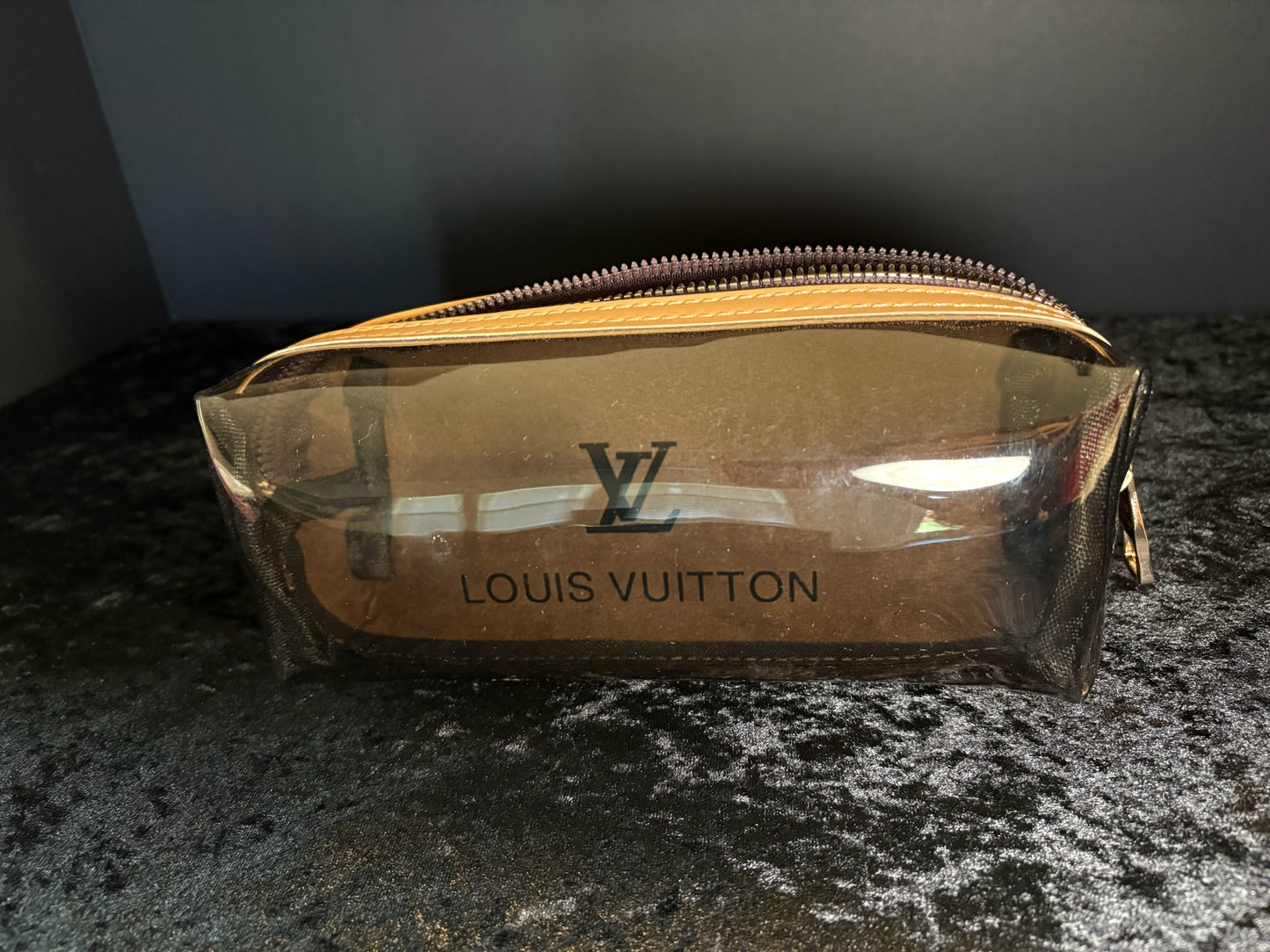 🤎✨ The Everyday Zip Pouch | Brown Monogram + Clear Luxe