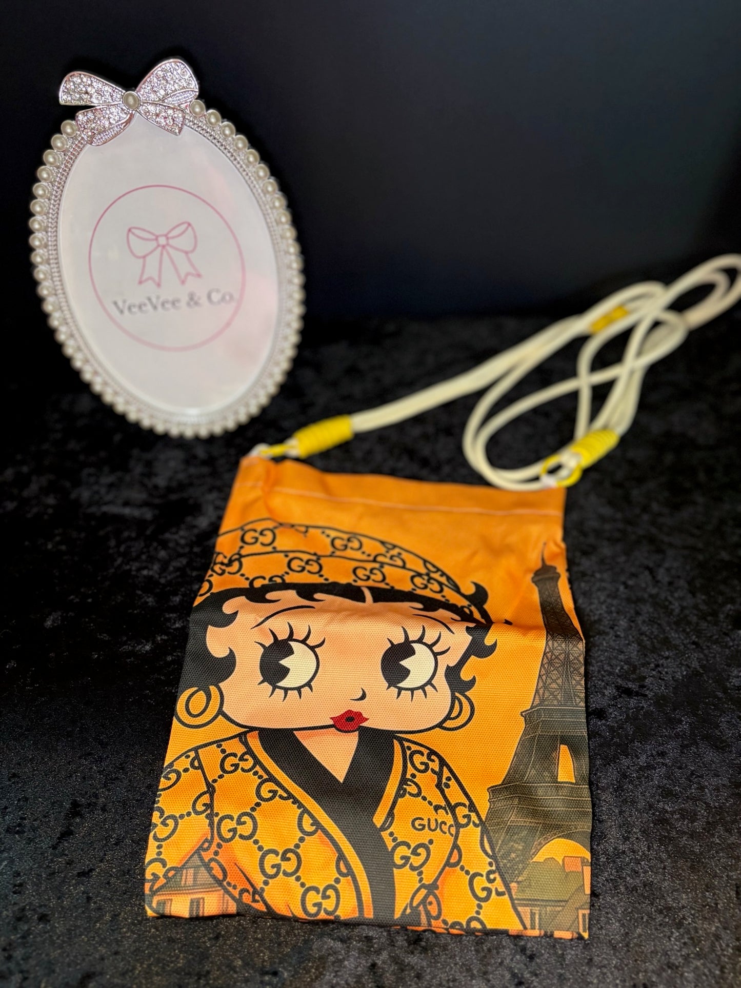 🎀❤️ Betty Boop Cutie Crossbody | Rope Strap Zip Bag