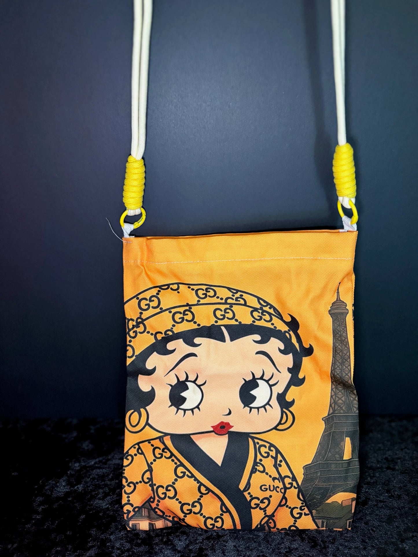 🎀❤️ Betty Boop Cutie Crossbody | Rope Strap Zip Bag