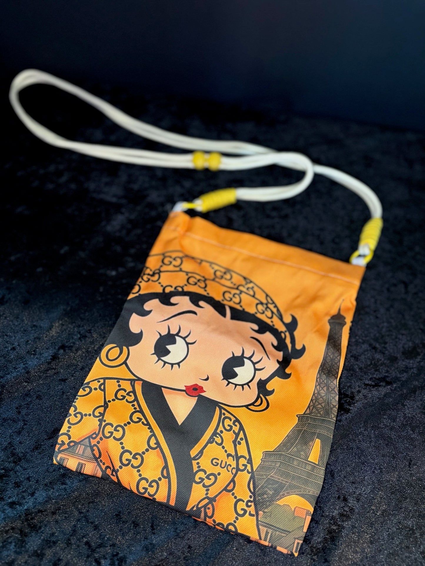 🎀❤️ Betty Boop Cutie Crossbody | Rope Strap Zip Bag