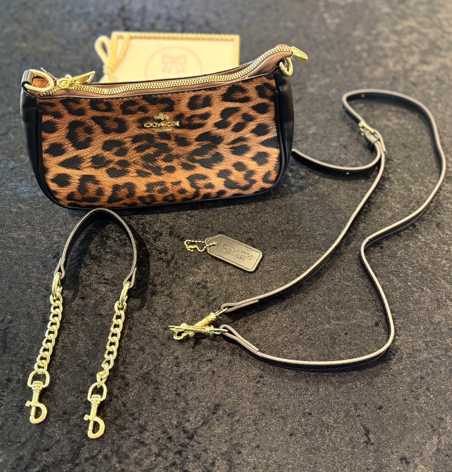 Wild Luxe Handbag – Cheetah Print Convertible Crossbody