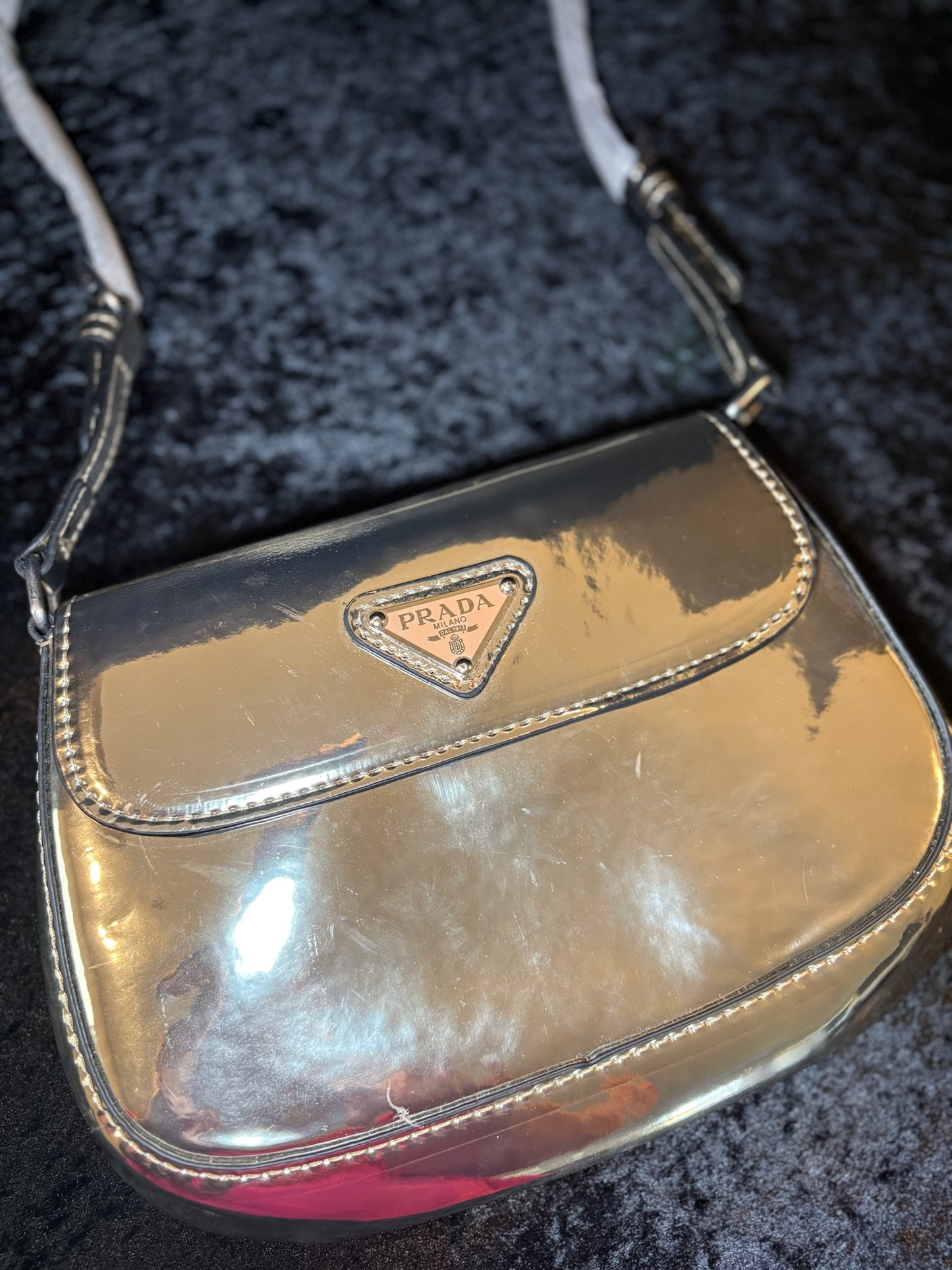 ✨💛 Golden Girl Bag | Metallic Gold Convertible Crossbody